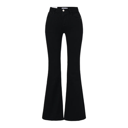 High waisted slim fit leg enhancing pants for children